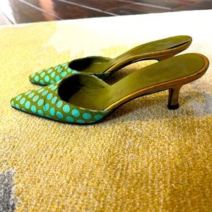 Kate spade vintage polka dot heels